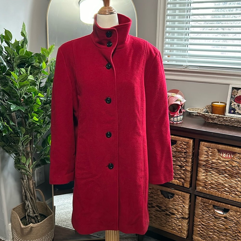 🏷️ SALE 🏷️ Coat Wool By Liz Claiborne Size: 14P